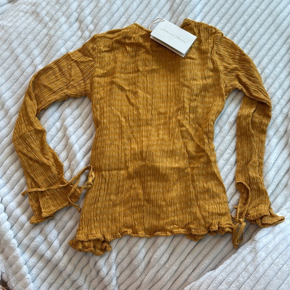 Savannah Morrow Nadia Blouse in Sunshine - Picture 4 of 12